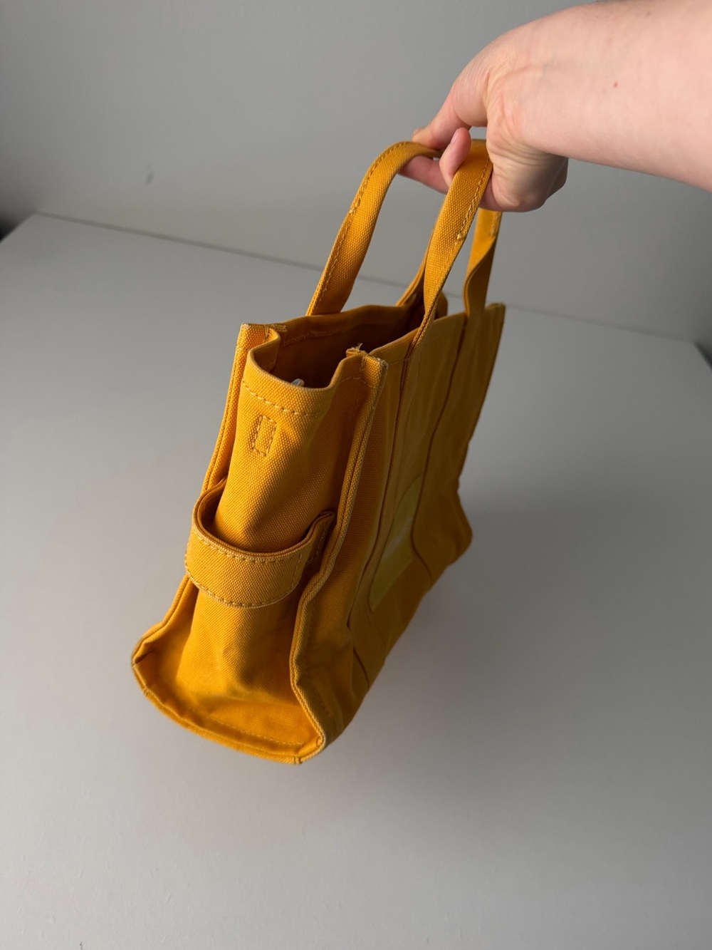 Marc Jacobโs Crossbody Canvas Tote Bag Yellow - Picture 2 of 6